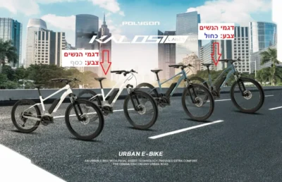 אופני עיר חשמליים Polygon Kalosi ST V3